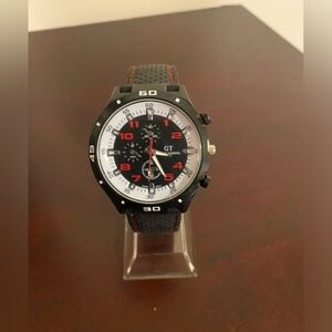 Brand new Red men’s sport GT grand touring fashion watch